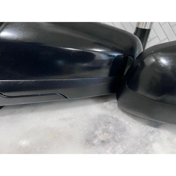 GM OEM Side Mirror Pair LH RH Black Power Non-Heated Fits 08-09 G8 11-13 Caprice - Picture 12 of 16